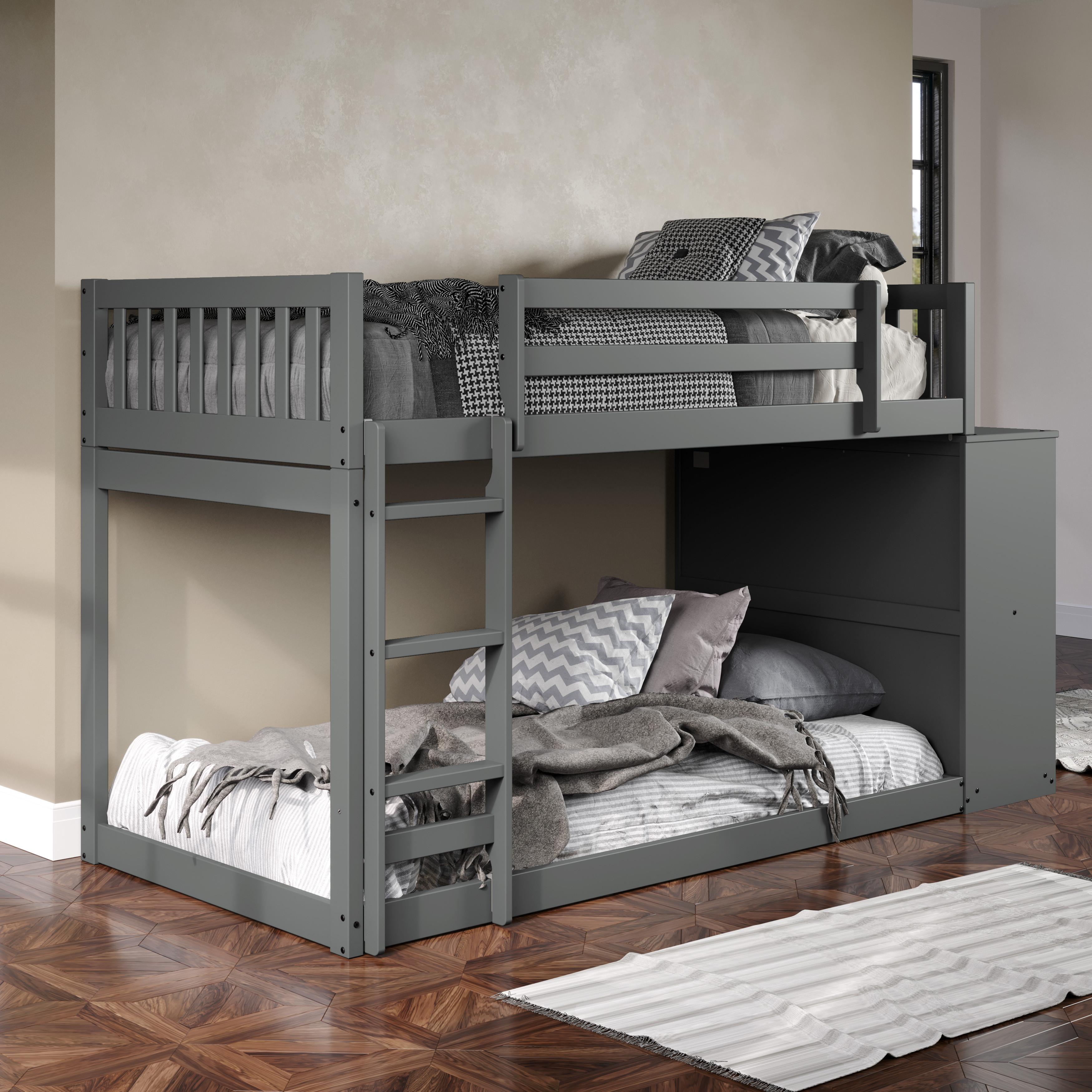 Rent to Own Donco Moby Twin over Twin Mission Chest Bunk Bed Dark